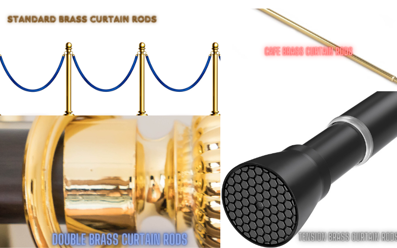 Brass Curtain Rods