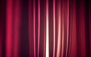 Burgundy grommet curtains