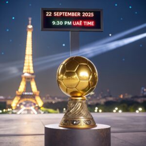 Ballon d'Or 2025 Time in UAE