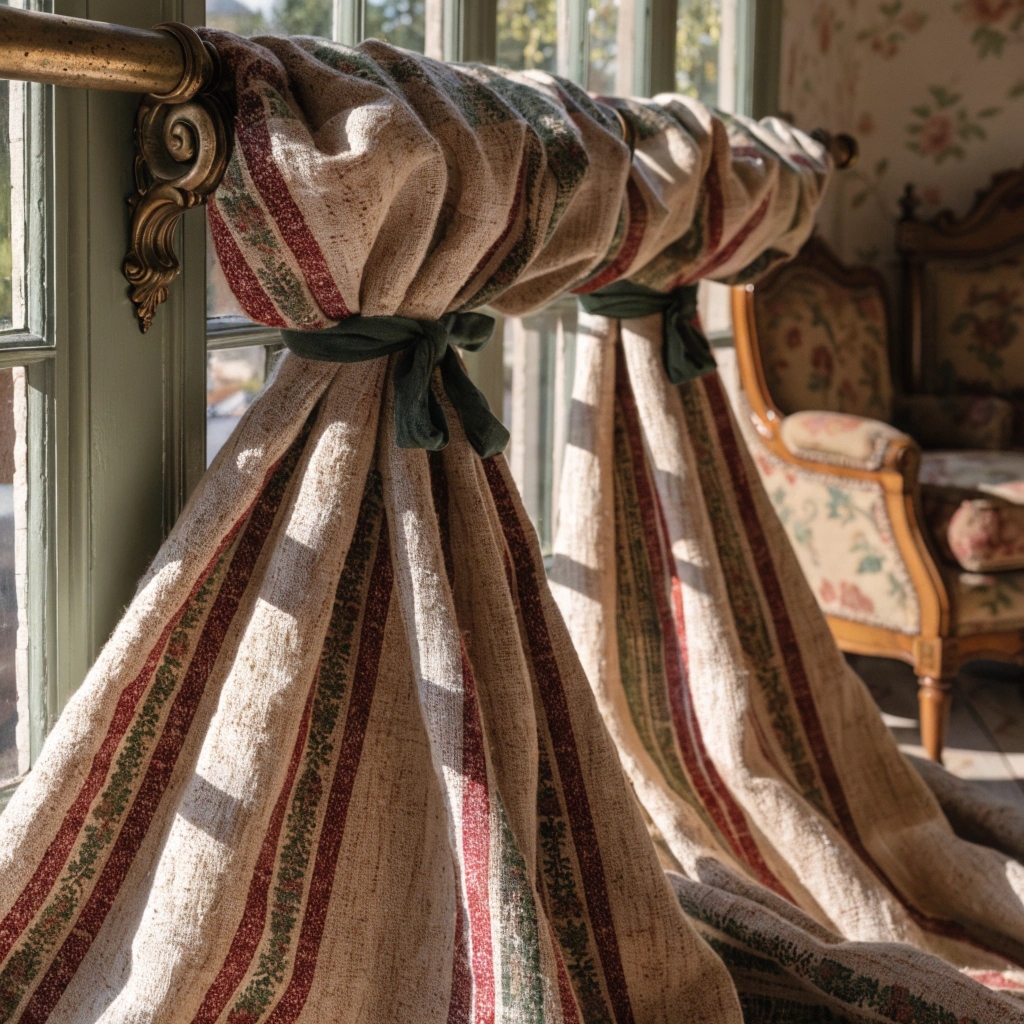 double pinch pleated curtains Title