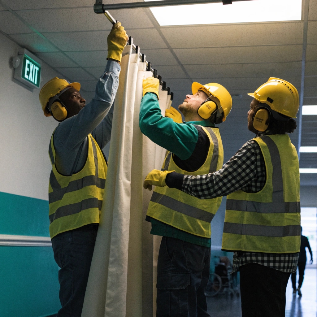 medical cubicle curtains