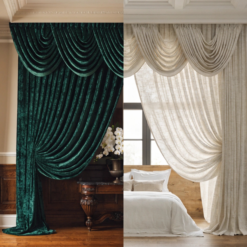 triple pinch pleat curtains
