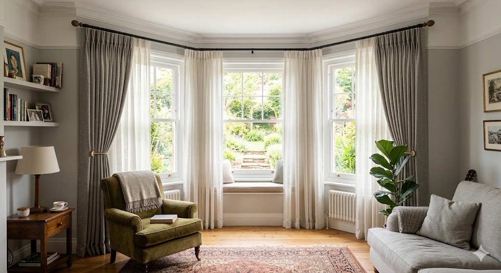 Best 5 Sided Bay Window Curtain Poles for UK Homes – Expert Guide