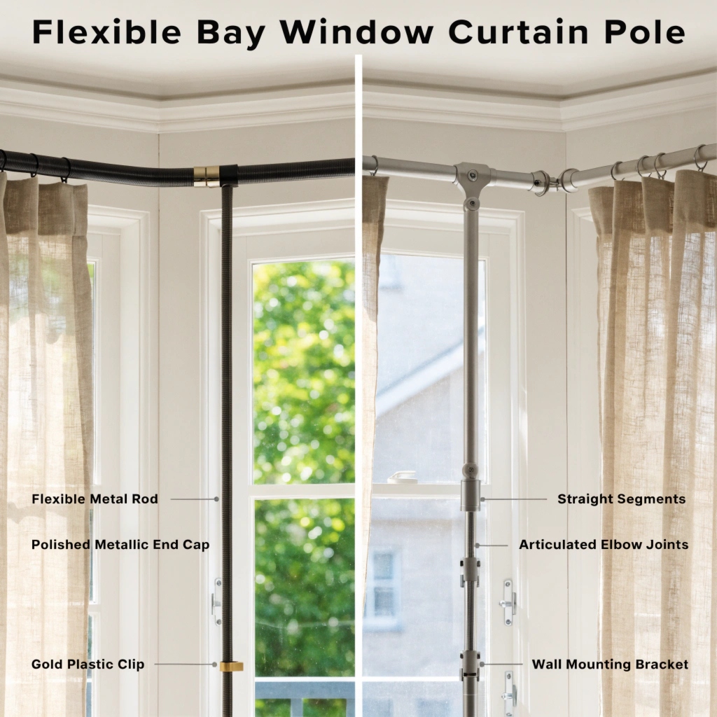 Best 5 Sided Bay Window Curtain Poles for UK Homes – Expert Guide